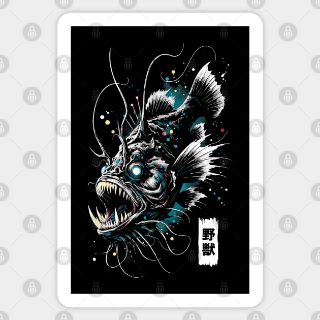 Lionfish Japanese Style Sticker by Delicious Art